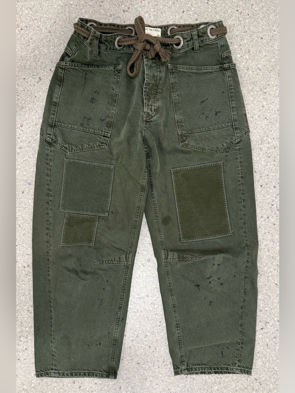 Free People - We The Free moxie pull on barrel jeans